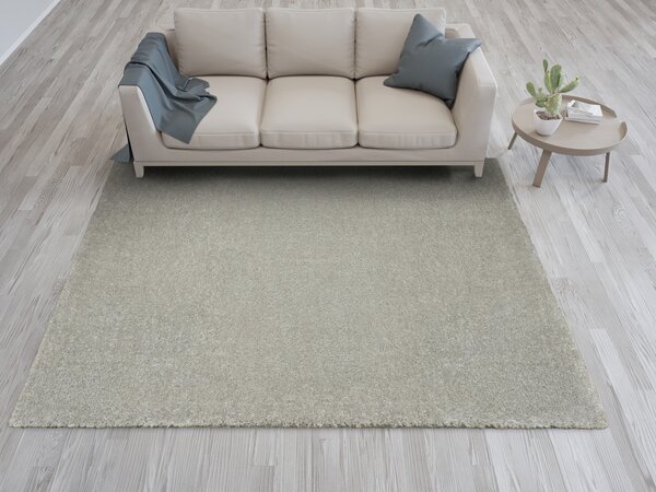 Kobercový ráj Kusový luxusní koberec Shaggy Silky 72 Šedý Stříbrný Rozměr: 100x150 cm