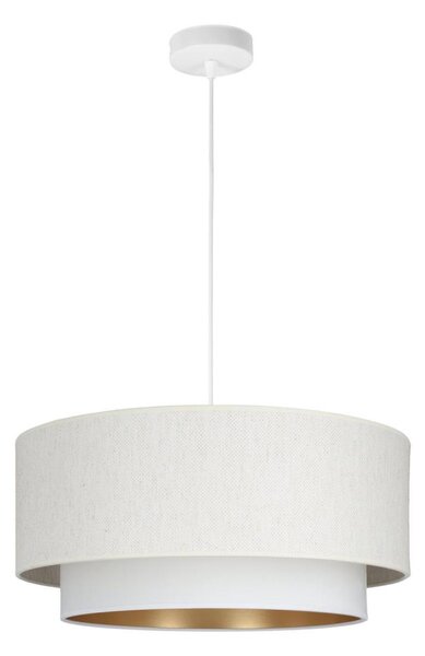 Lustr na lanku NATIA 1xE27/60W/230V pr. 45 cm bílá