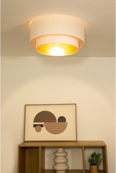 Stropní svítidlo NATIA 1xE27/60W/230V pr. 45 cm bílá