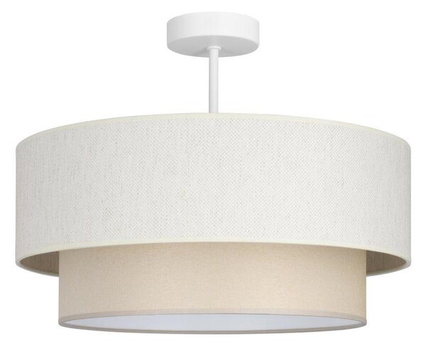 Přisazený lustr NATIA 1xE27/60W/230V pr. 45 cm krémová