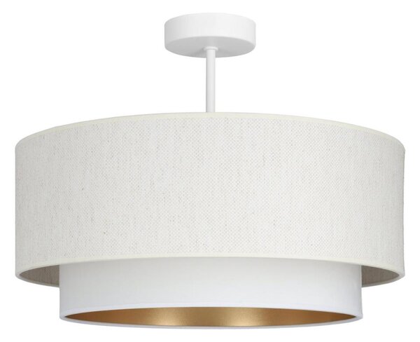 Přisazený lustr NATIA 1xE27/60W/230V pr. 45 cm bílá
