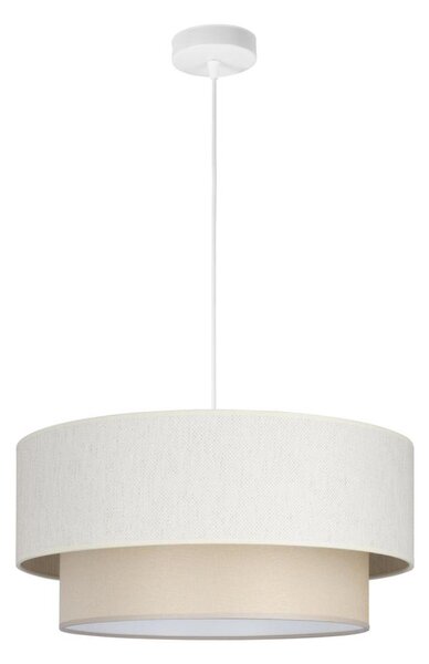 Lustr na lanku NATIA 1xE27/60W/230V pr. 45 cm krémová