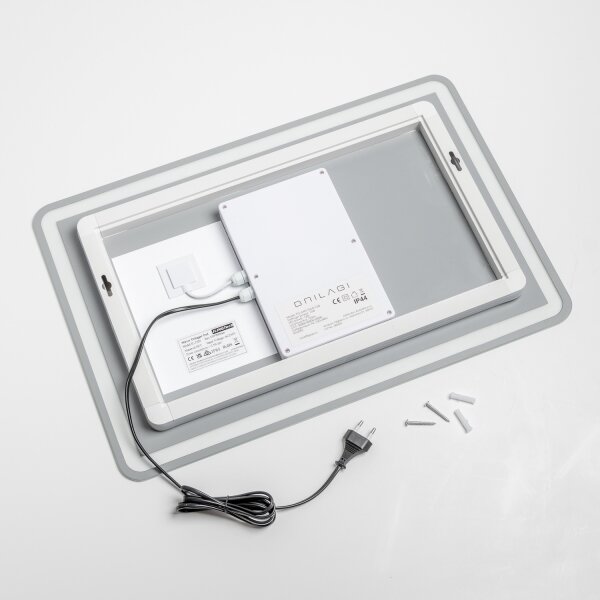 Brilagi - LED Stm. koup. vyhř. zrcadlo s pods. BELLA LED/12W/230V 40x60 cm IP44