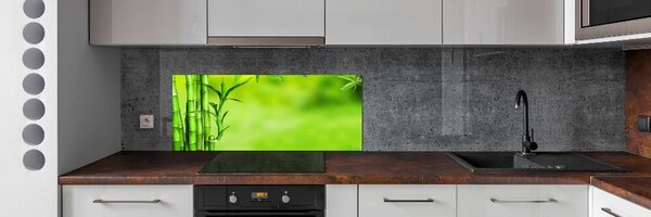 Skleněný panel do kuchyně Bambus pksh-101574587