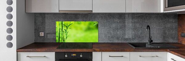 Skleněný panel do kuchyně Bambus pksh-101574587
