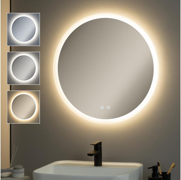 Brilagi - LED Stm. vyhř. zrcadlo s pods. CLARA PRO LED/19W/230V pr. 60 cm IP44