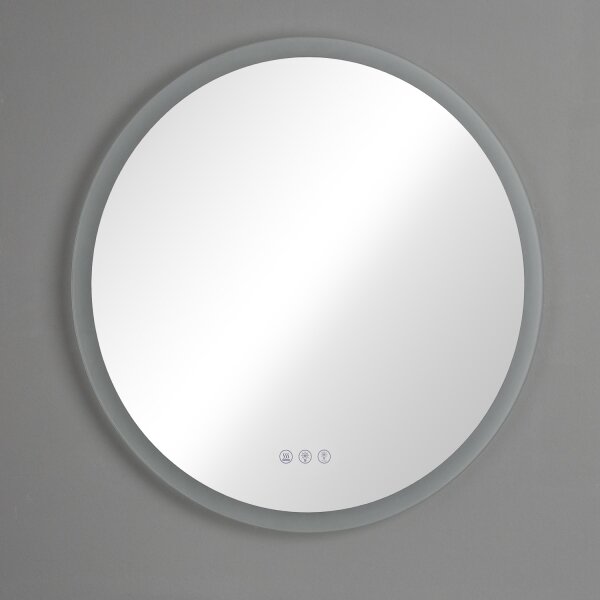 Brilagi-LED RGBW Stm. vyhř. zrcadlo s pods. CLARA PRO LED/18W/230V pr.60 cm IP44