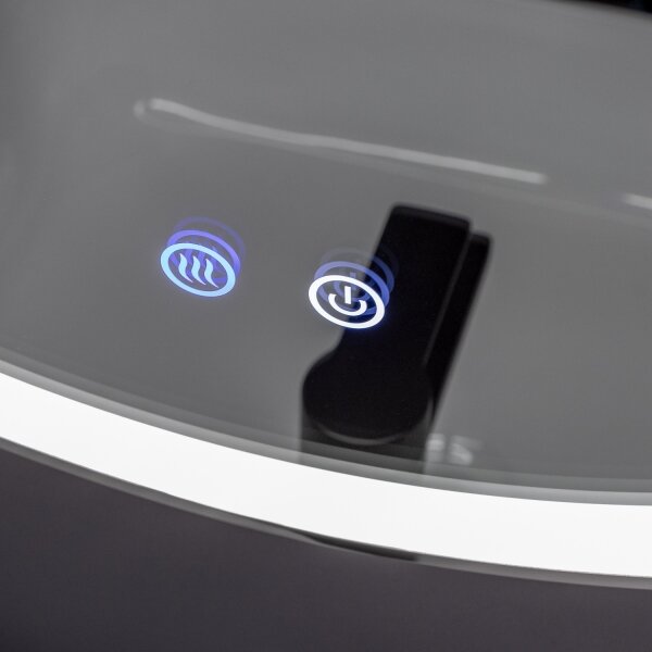 Brilagi-LED Stm. vyhř. zrcadlo s pods. ALU PRO LED/18W/230V pr.60 cm IP44 l. ch