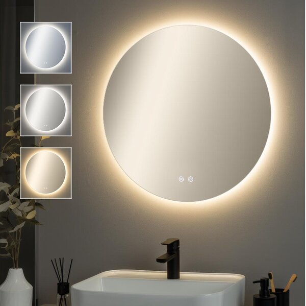 Brilagi - LED Stm. vyhř. zrcadlo s pods. DEMI PRO LED/20W/230V pr. 60 cm IP44