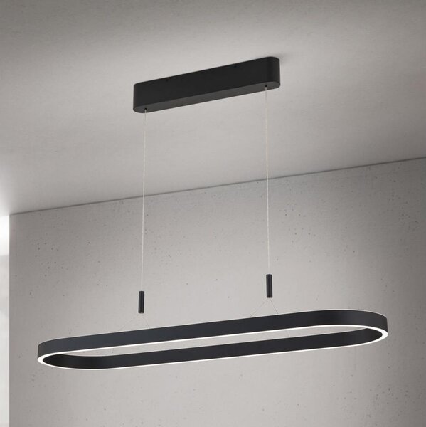 Orion - LED Lustr na lanku CARRARA LED/80W/230V 2700/3000/4000K černá