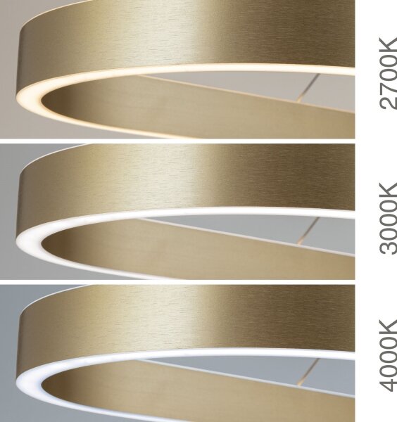 Orion - LED Lustr na lanku CARRARA LED/80W/230V 2700/3000/4000K zlatá
