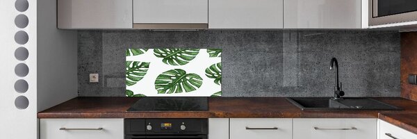 Skleněný panel do kuchynské linky Monstera pksh-101795652