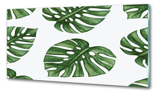Skleněný panel do kuchynské linky Monstera pksh-101795652