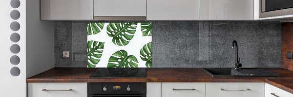 Skleněný panel do kuchynské linky Monstera pksh-101795652