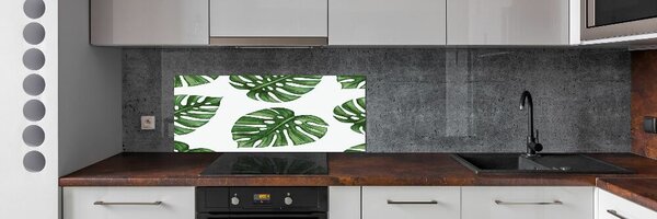 Skleněný panel do kuchynské linky Monstera pksh-101795652