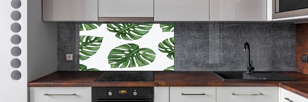 Skleněný panel do kuchynské linky Monstera pksh-101795652