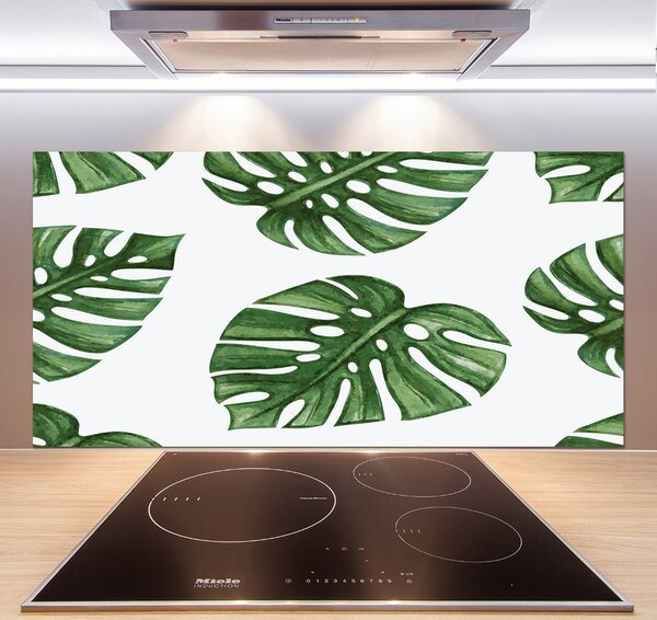 Skleněný panel do kuchynské linky Monstera pksh-101795652