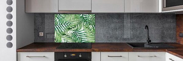 Dekorační panel sklo Listí palmy pksh-101795762