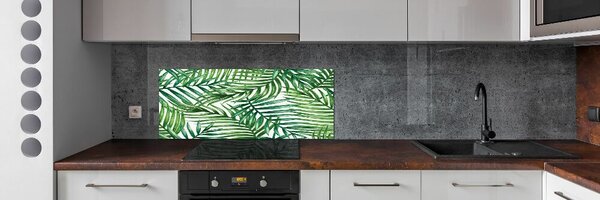 Dekorační panel sklo Listí palmy pksh-101795762