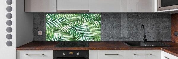 Dekorační panel sklo Listí palmy pksh-101795762