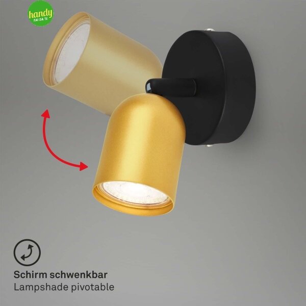 Briloner 2145-017 - Nástěnné bodové svítidlo 1xGU10/9W/230V