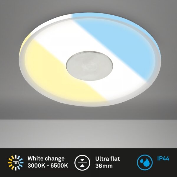 Briloner 7480019 - LED Koup podh svítidlo LED/6W/230V 3000/4000/6500K IP44 bílá