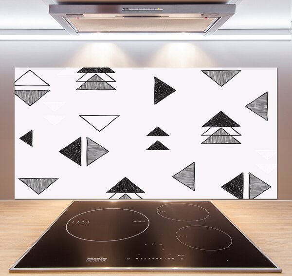 Dekorační panel sklo Trojúhelníky pozadí pksh-101904659