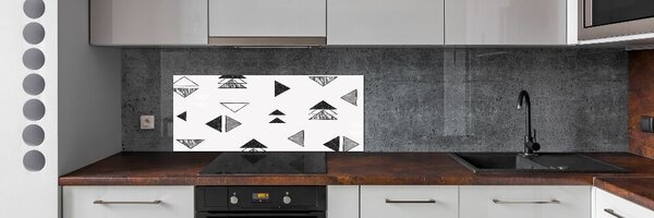 Dekorační panel sklo Trojúhelníky pozadí pksh-101904659