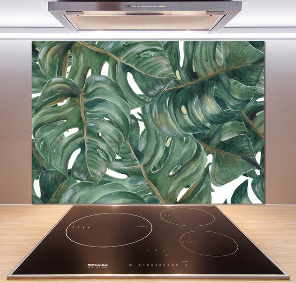 Skleněný panel do kuchynské linky Monstera pksh-101969533