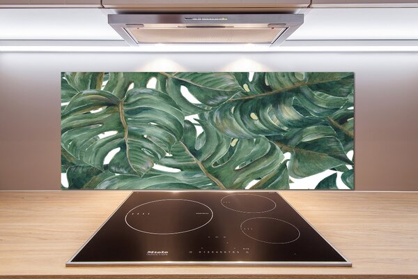 Skleněný panel do kuchynské linky Monstera pksh-101969533