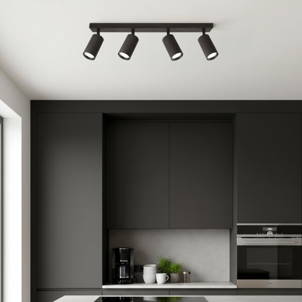 Brilagi - Bodové svítidlo SELE MODERN 4xGU10/30W/230V černá
