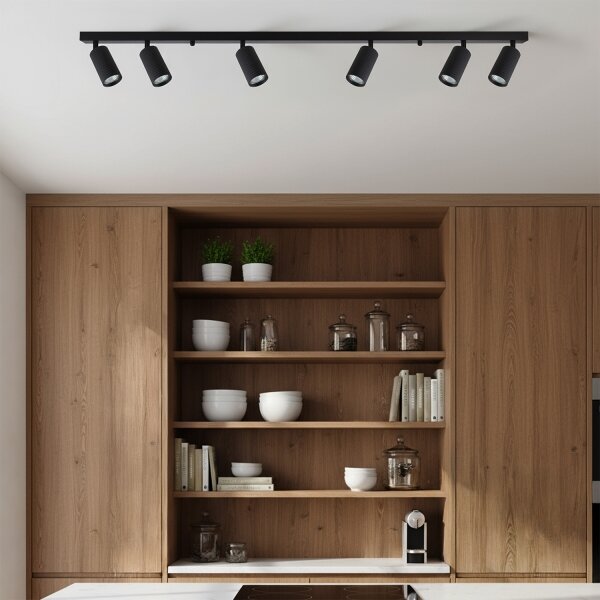 Brilagi - Bodové svítidlo SELE MODERN 6xGU10/30W/230V černá