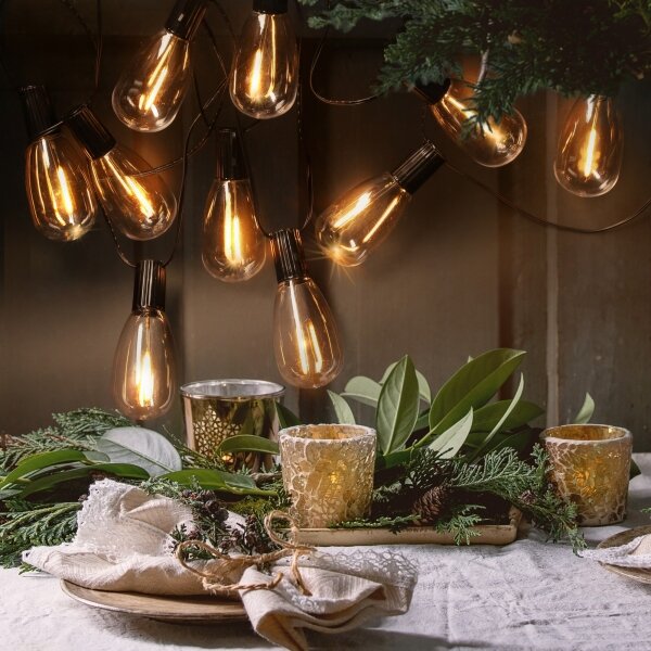 Brilagi - LED Venkovní girlanda 10xLED/3xAA 3,2m IP44 teplá bílá
