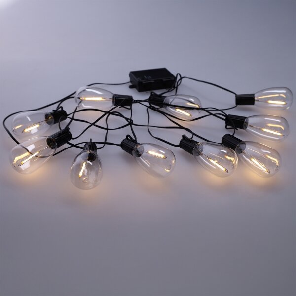Brilagi - LED Venkovní girlanda 10xLED/3xAA 3,2m IP44 teplá bílá