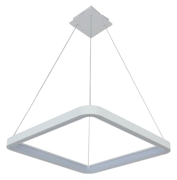 Brilagi - LED Stmív. lustr na lanku FALCON SLIM LED/50W/230V 50x50 cm bílá + DO