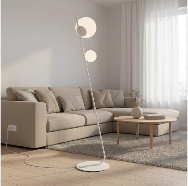 Stojací lampa TATU 2xG9/8W/230V bílá