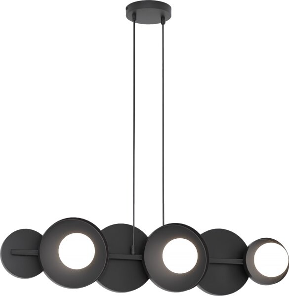 Lustr na lanku MODEL 6xG9/8W/230V černá