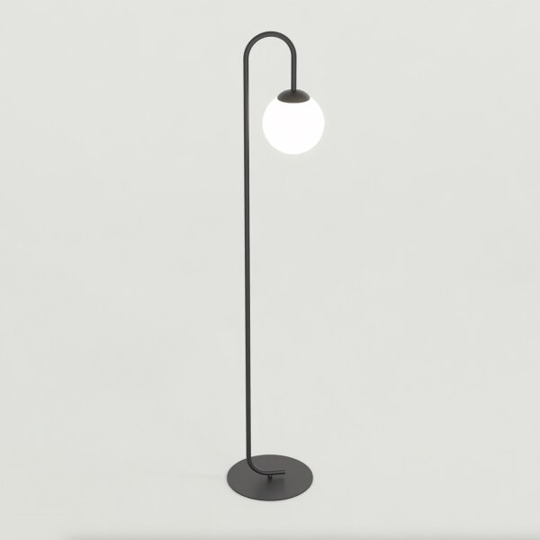 Stojací lampa FLOR 1xE14/10W/230V černá