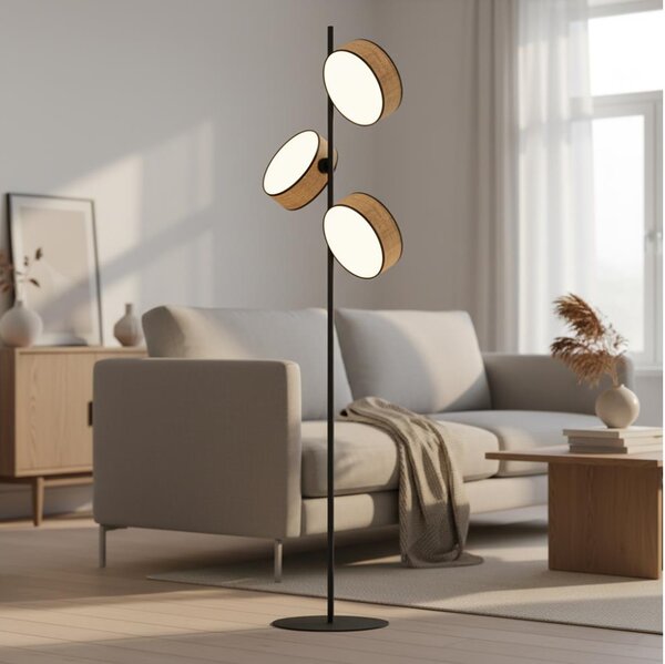 Stojací lampa DRUMZ 3xE14/10W/230V béžová