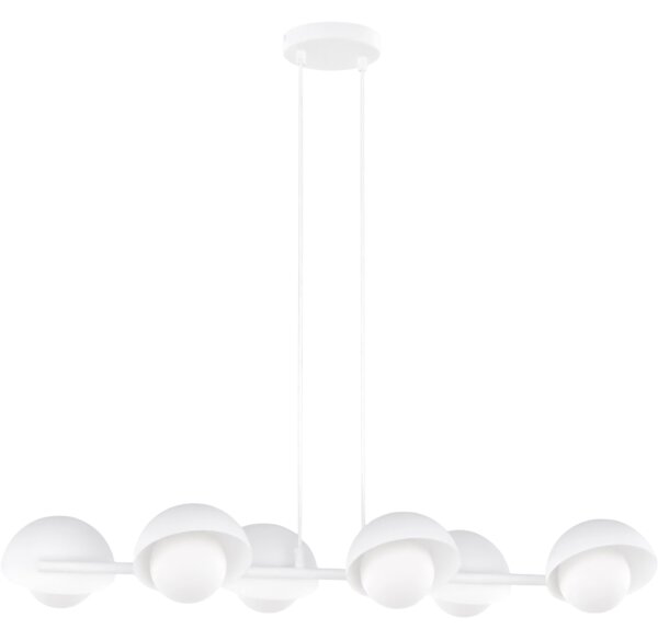 Lustr na lanku BOOM 6xG9/8W/230V bílá