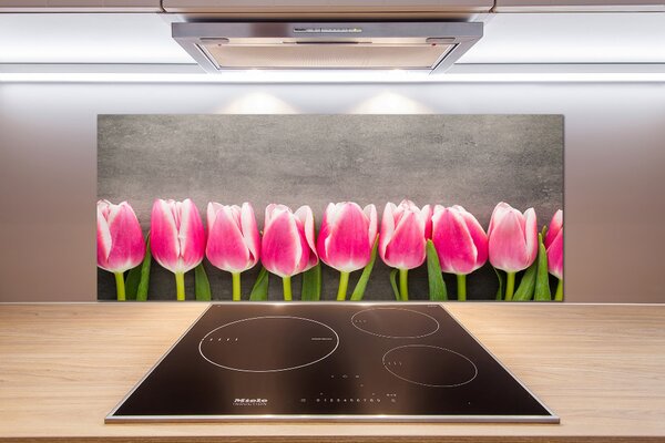 Panel do kuchyně Růžové tulipány pksh-102142486