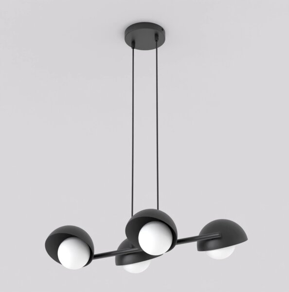 Lustr na lanku BOOM 4xG9/8W/230V černá