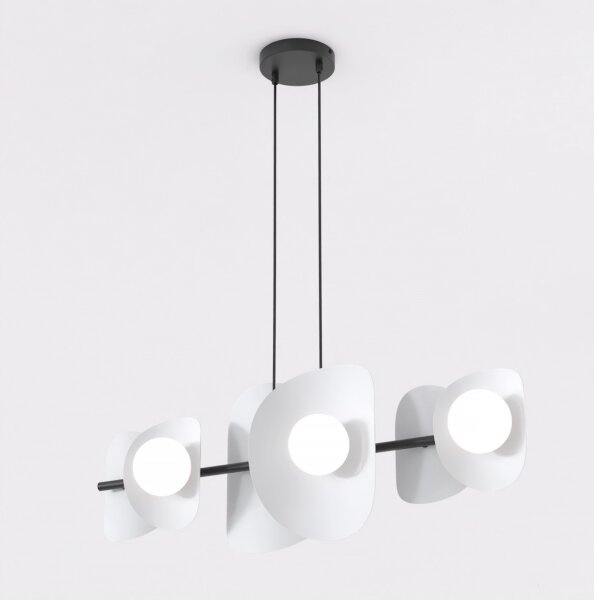 Lustr na lanku ELEMENTI 6xG9/8W/230V šedá