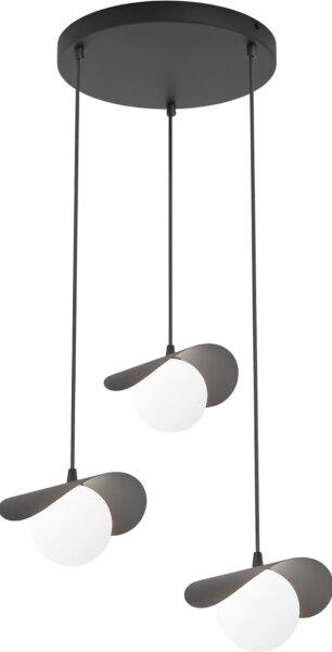 Lustr na lanku RITUAL 3xG9/8W/230V černá
