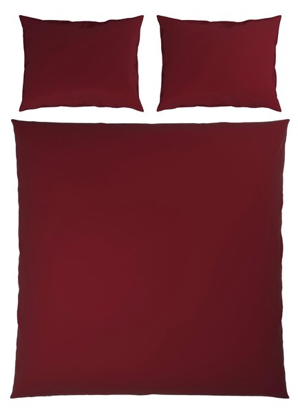 POVLEČENÍ, satén, vínově červená, 200/200 cm Novel - Povlečení