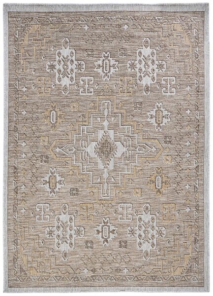 Makro Abra Kusový koberec Sisal YUCANA KV38B béžový hnědý šedý Rozměr: 80x150 cm