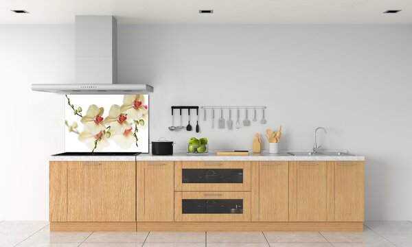 Skleněný panel do kuchynské linky Orchidej pksh-102443917