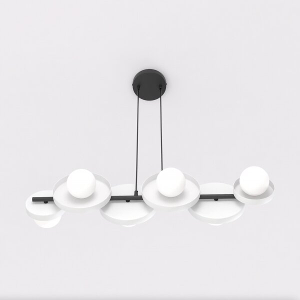 Lustr na lanku MODEL 6xG9/8W/230V bílá