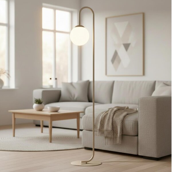 Stojací lampa FLOR 1xE14/10W/230V béžová