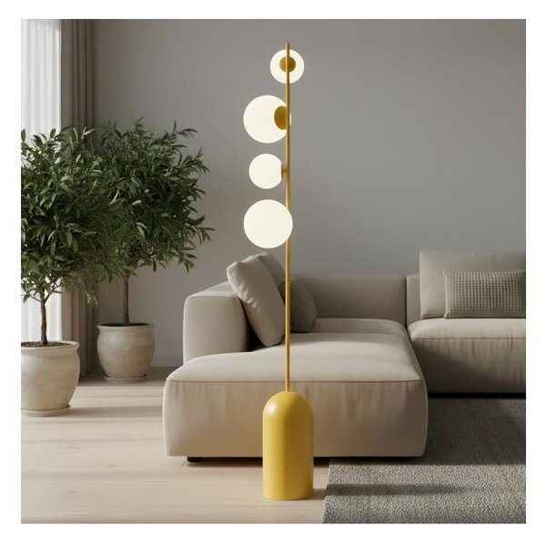 Stojací lampa ETNO 4xG9/8W/230V oranžová